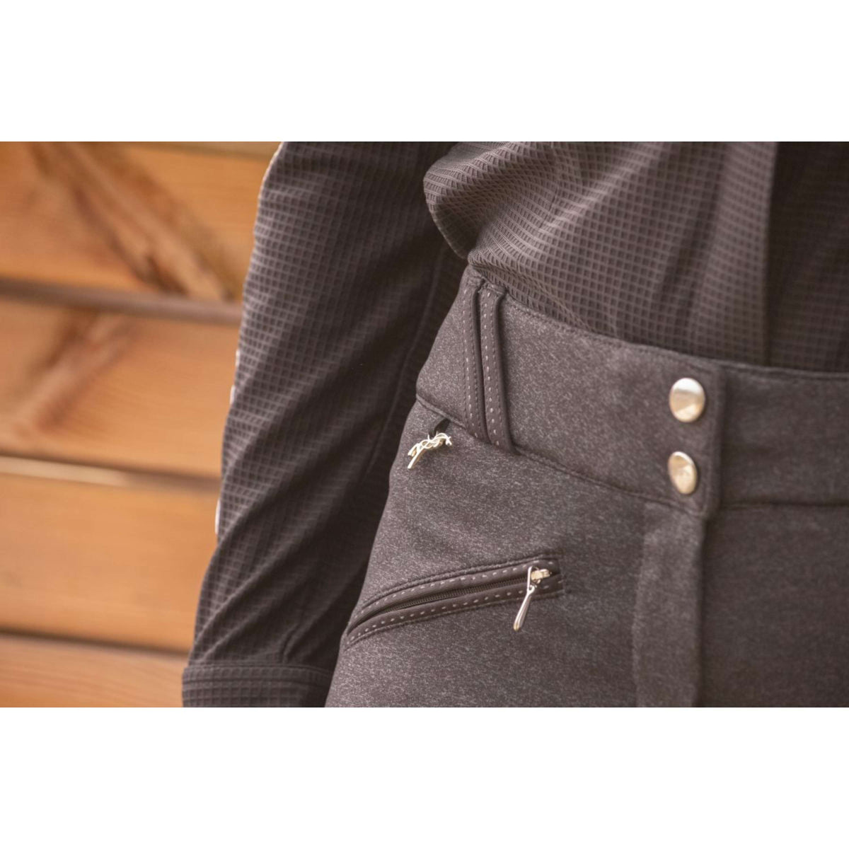 Pénélope Pantalón de Equitación Romy Mujer Gris