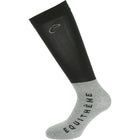 EQUITHÈME Calcetines de Equitación Compet Negro Gris