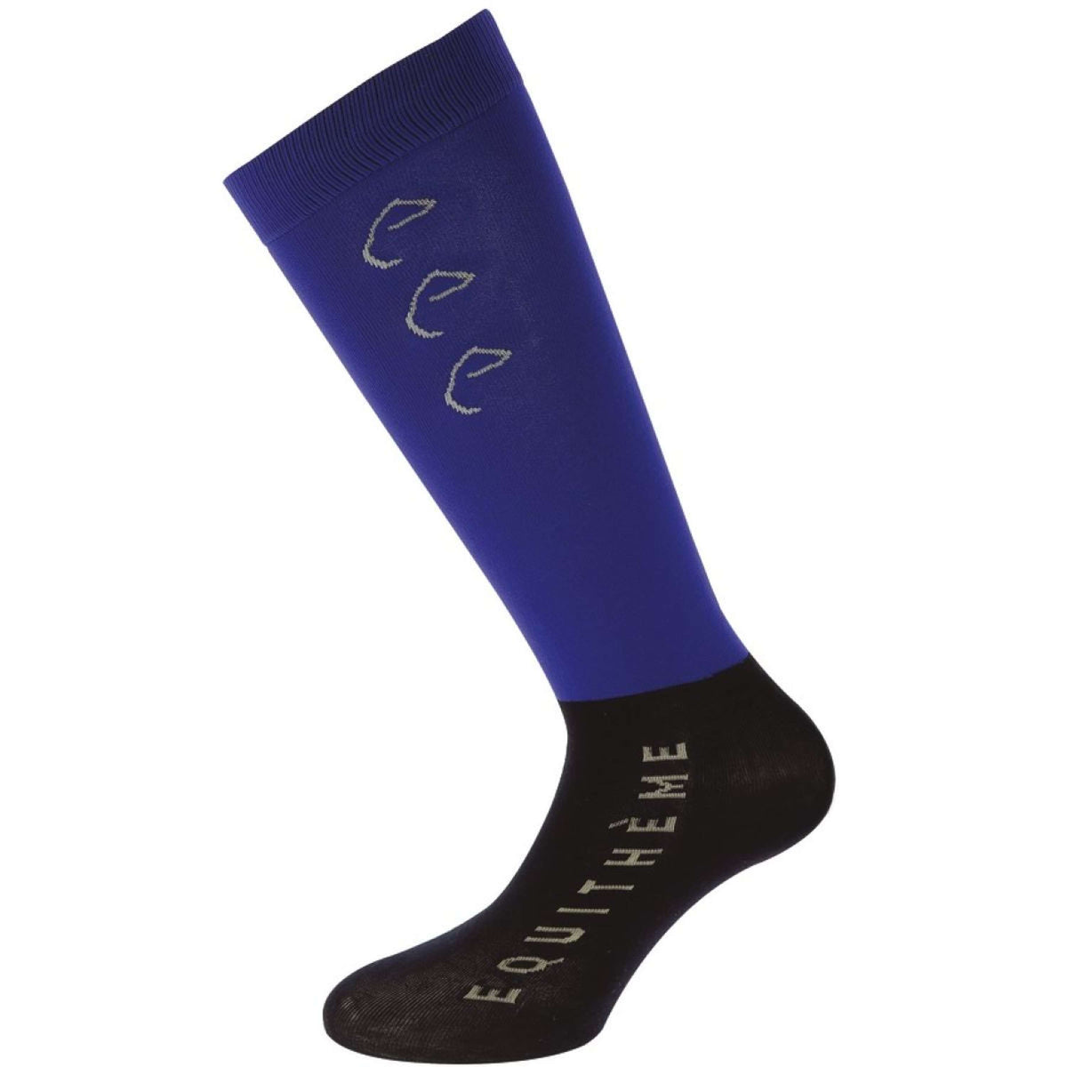 EQUITHÈME Calcetines de Equitación Compet Azul Real