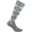 EQUITHÈME Calcetines Argyle Gris Claro Azul Cielo
