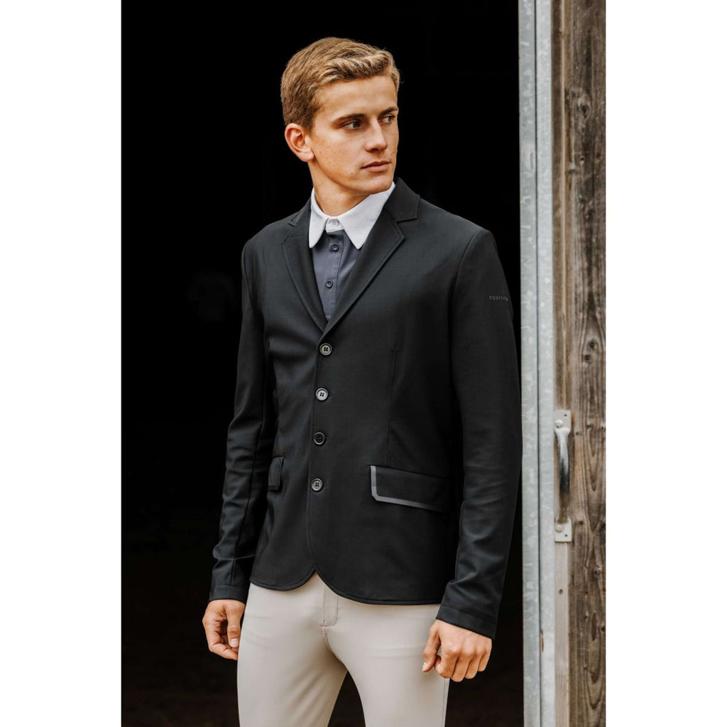 EQUITHÈME Chaqueta de Competición Budapest Hombres Negro