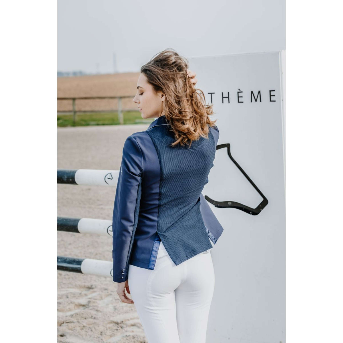 EQUITHÈME Chaqueta de Competición Oliva Navy