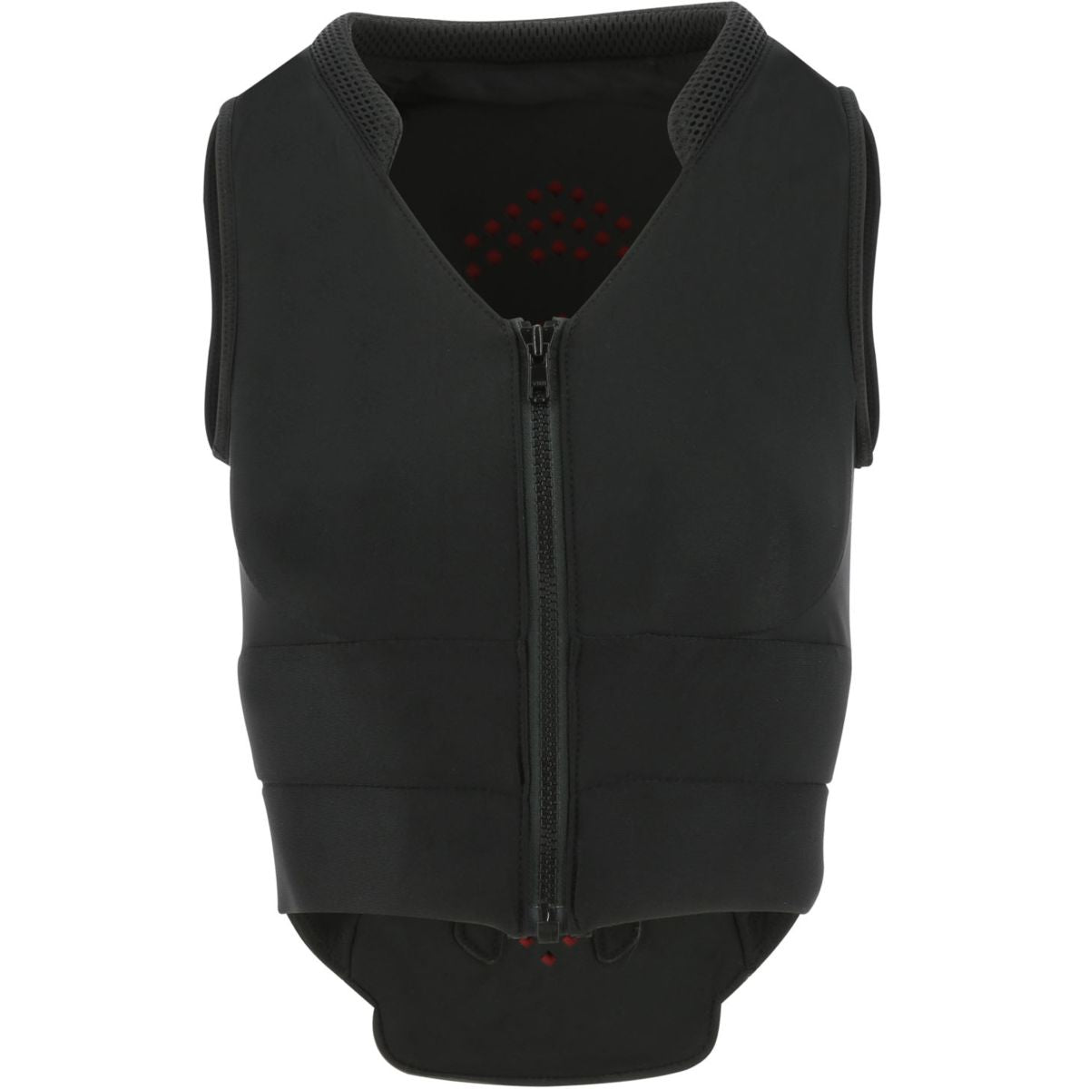 EQUITHÈME Protector de Espalda Red Adultos Negro Rojo