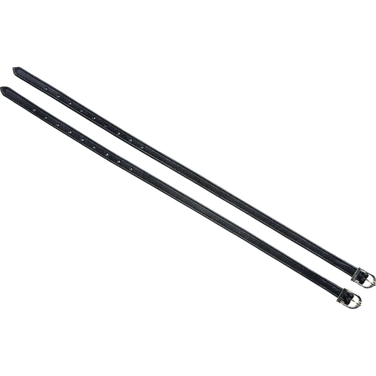 Norton Correas para espuelas Pro Synthetisch Negro