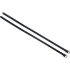 Norton Correas para espuelas Pro Synthetisch Negro