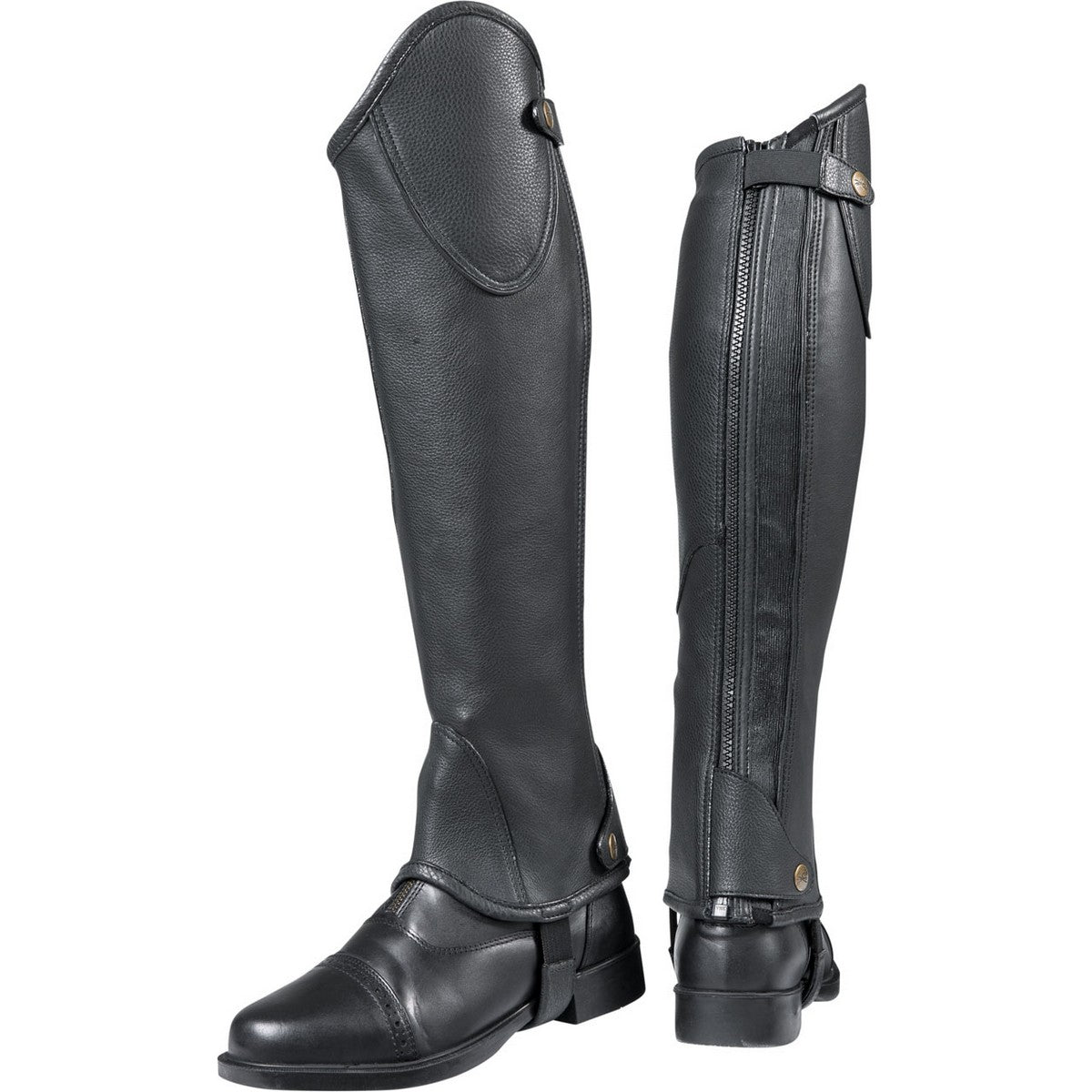 EQUITHÈME Chaps Premium Eje estándar Negro