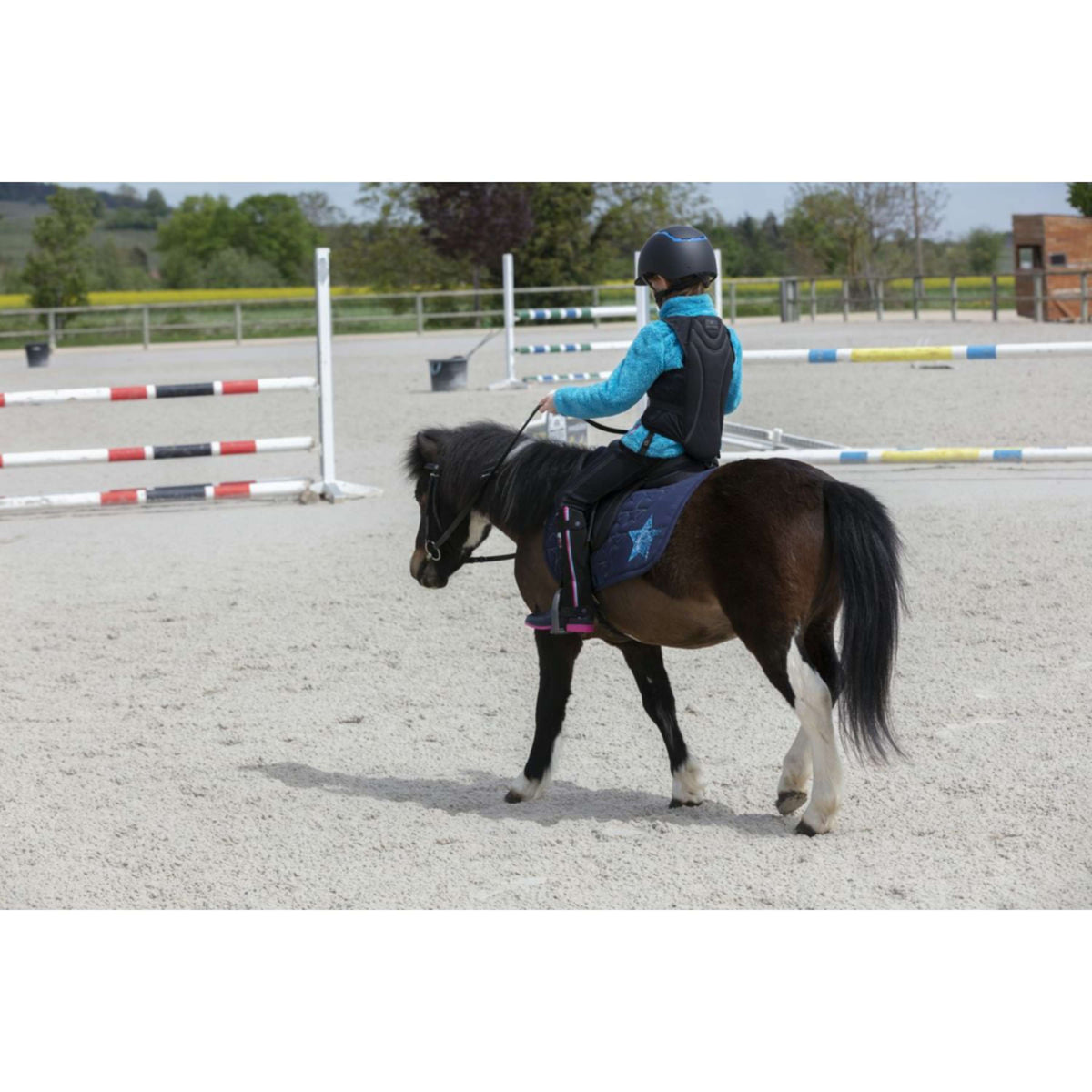 EQUITHÈME Protector corporal Mesh Niños Negro
