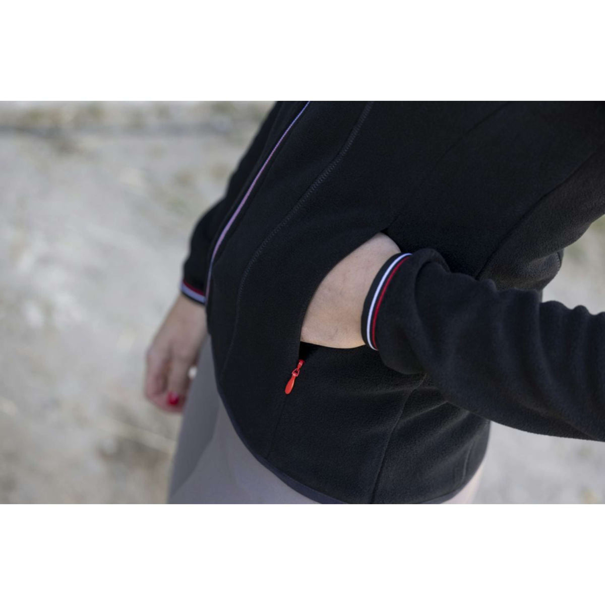 EQUITHÈME Chaleco Polar Lena Negro