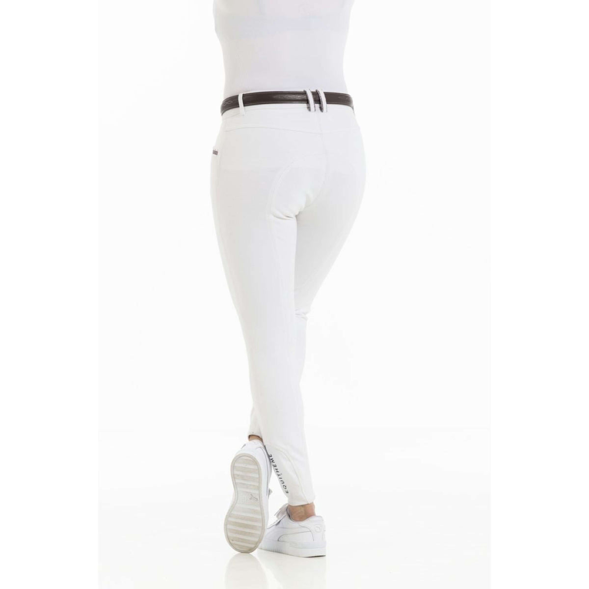 EQUITHÈME Pantalón de Equitación Kim Organic Cotton Blanco