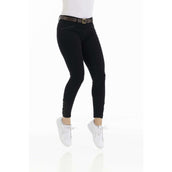 EQUITHÈME Pantalón de Equitación Kim Organic Cotton Negro