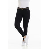 EQUITHÈME Pantalón de Equitación Kim Organic Cotton Negro
