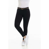 EQUITHÈME Pantalón de Equitación Kim Organic Cotton Negro