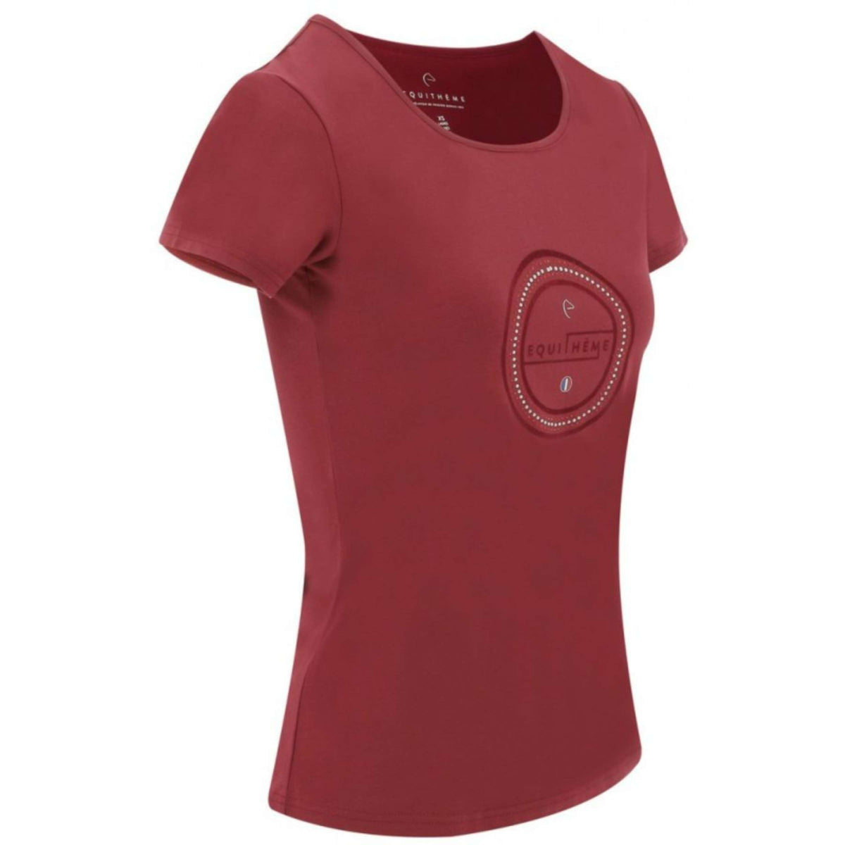 EQUITHÈME T-Shirt Anna Mujer Cherry