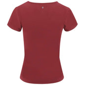 EQUITHÈME T-Shirt Anna Mujer Cherry