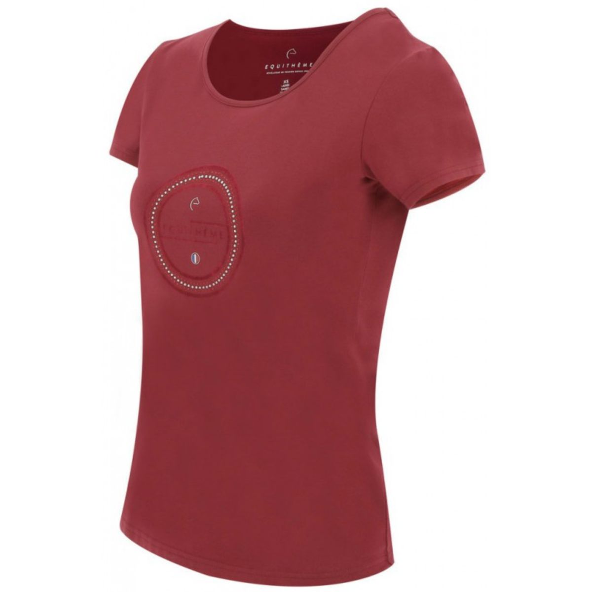 EQUITHÈME T-Shirt Anna Mujer Cherry