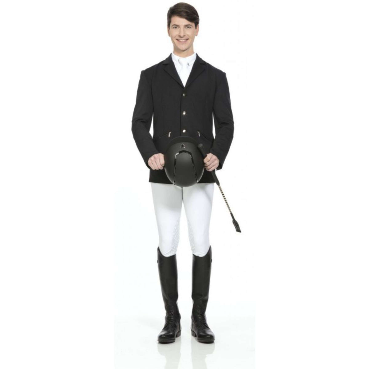 EQUITHÈME Chaqueta de Competición Bordo Man Negro