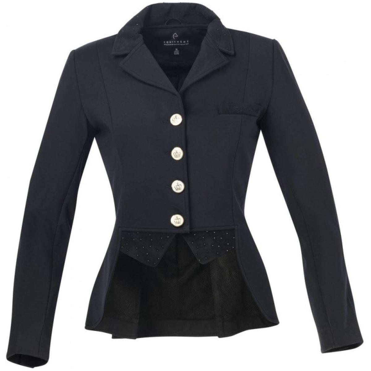 EQUITHÈME Chaqueta de Competición Doma Corta Negro