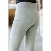 EQUITHÈME Legging de Equitación Flora Verde salvia