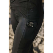 EQUITHÈME Legging de Equitación Flora Negro