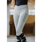EQUITHÈME Legging de Equitación Flora Verde salvia