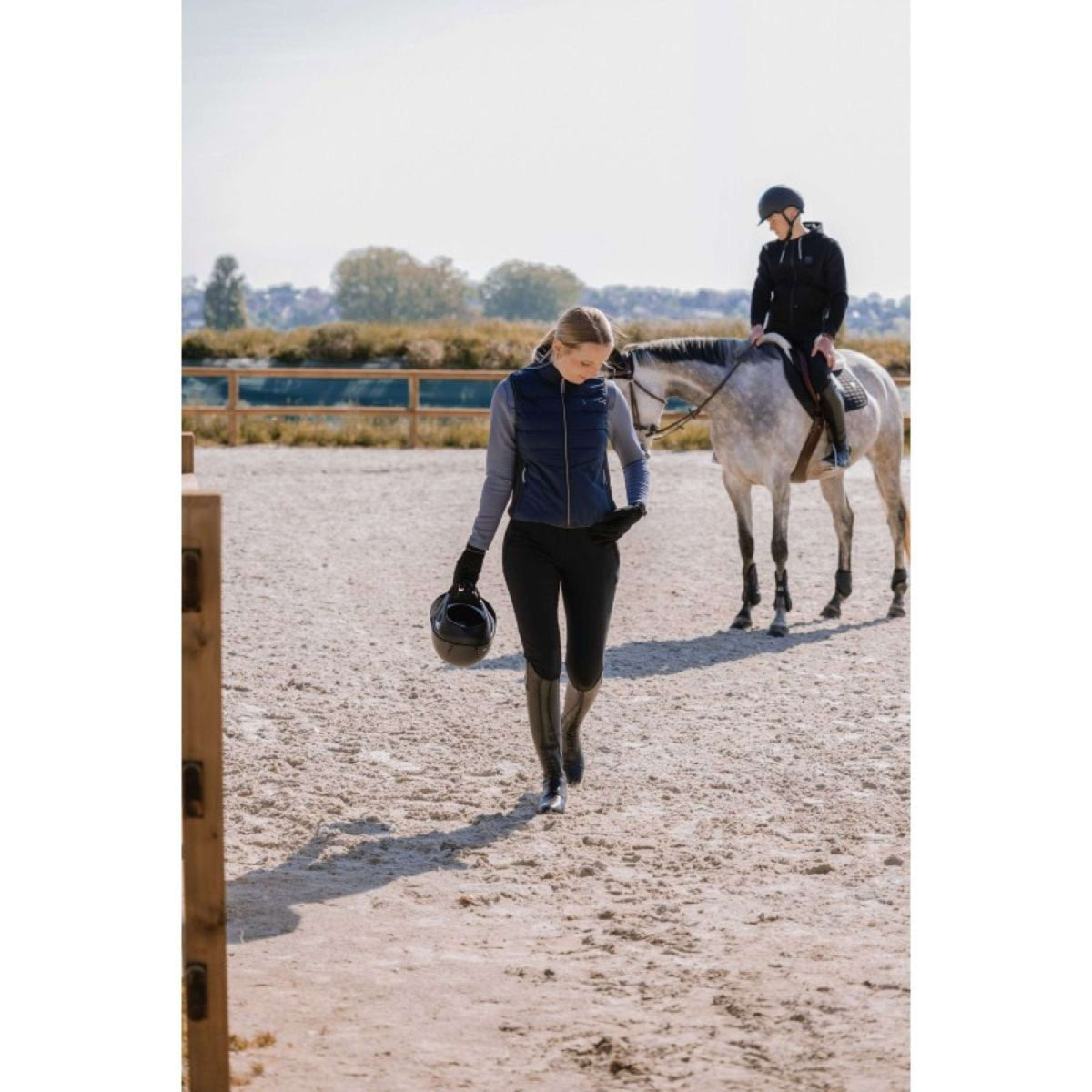 EQUITHÈME Chaleco Calefactable Sasha Azul Marino