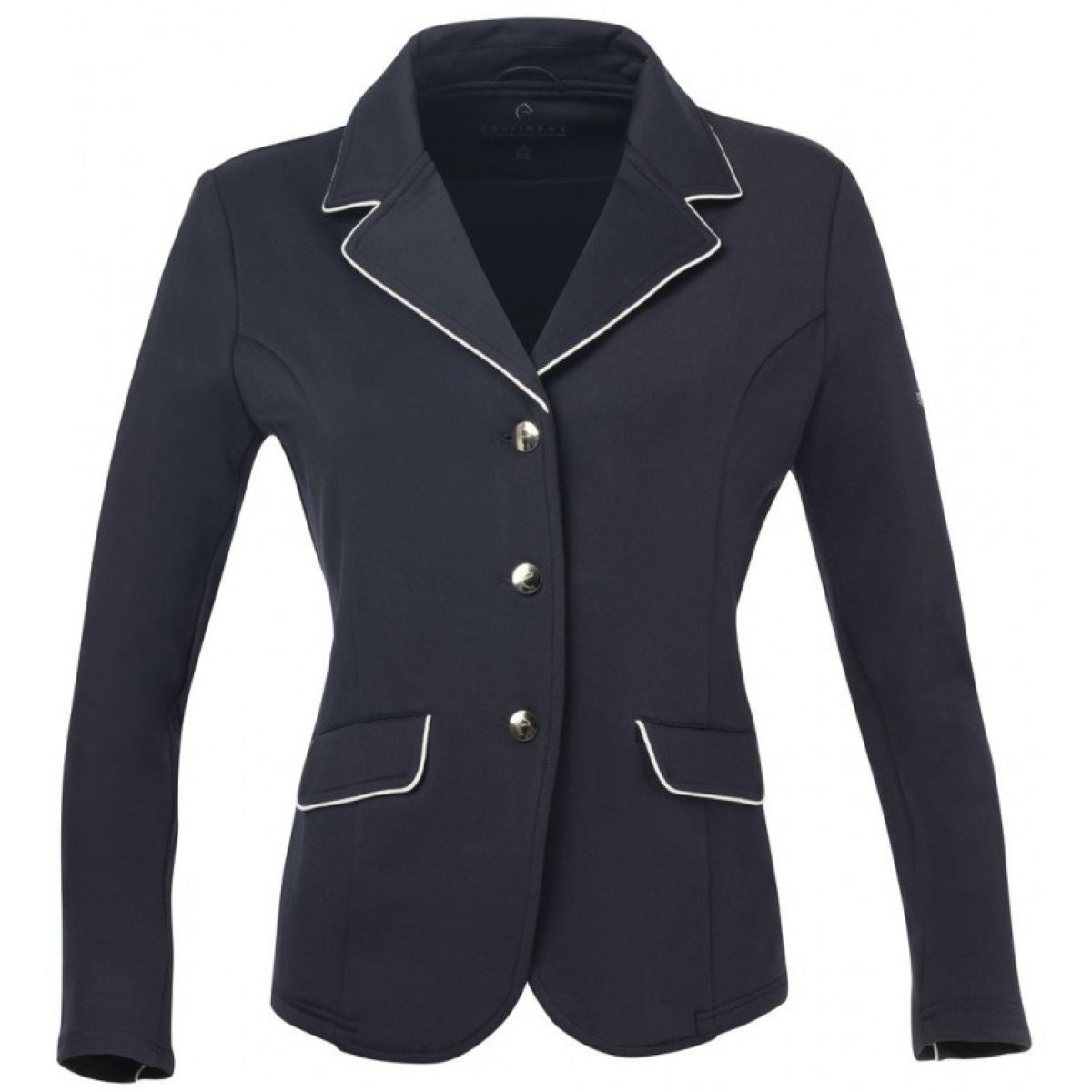 EQUITHÈME Chaqueta de Competición Soft Classic Azul marino/Blanco
