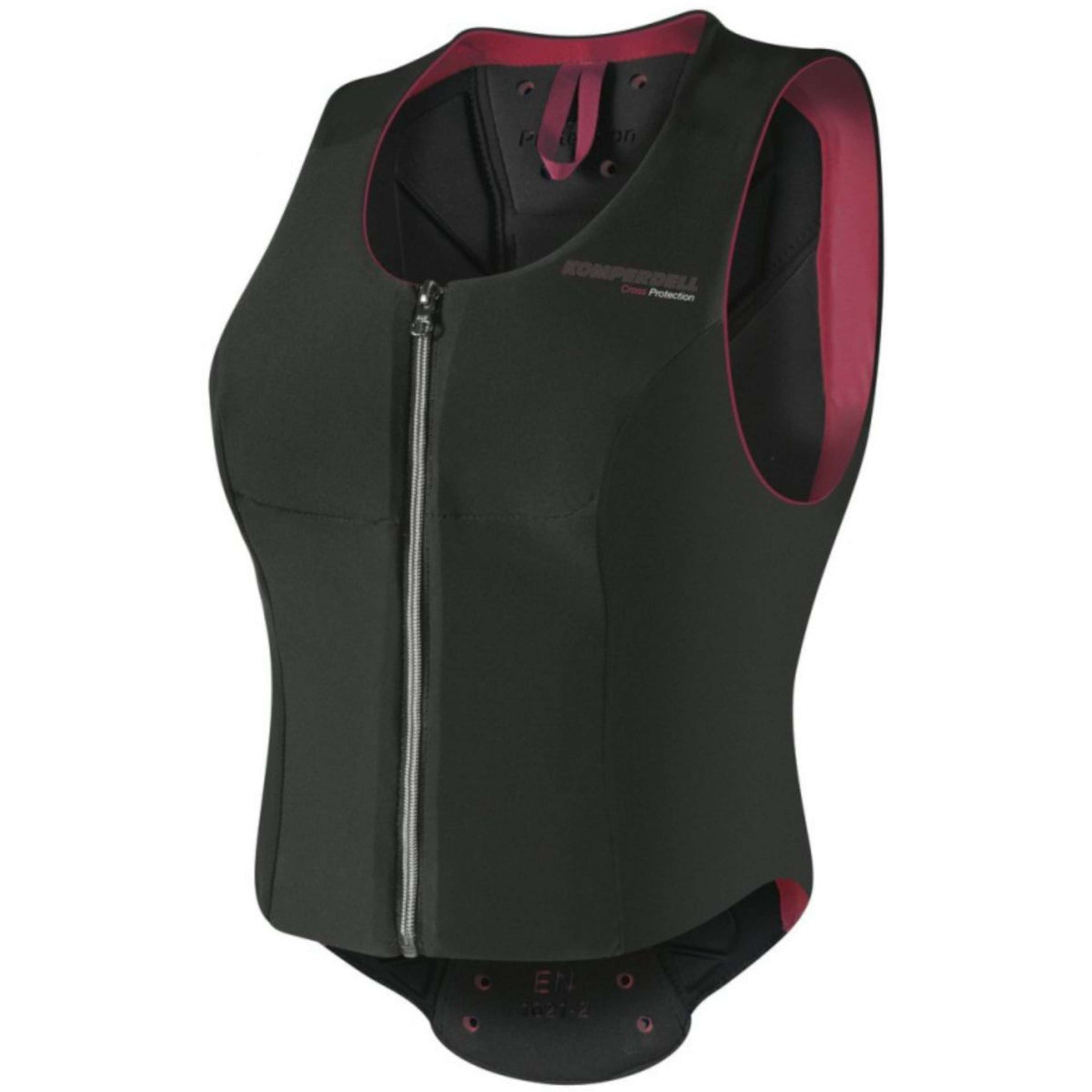 Komperdell Protector de Espalda Flexfit Slim Negro/Borgoña