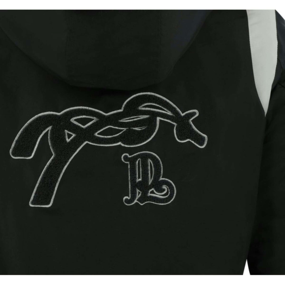 Pénélope Sudadera con capucha y cremallera Lyon University Azul marino/Blanco roto