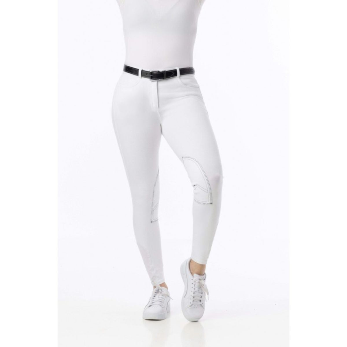 Riding World Pantalón de Equitación Alexandrie Mujer Blanco