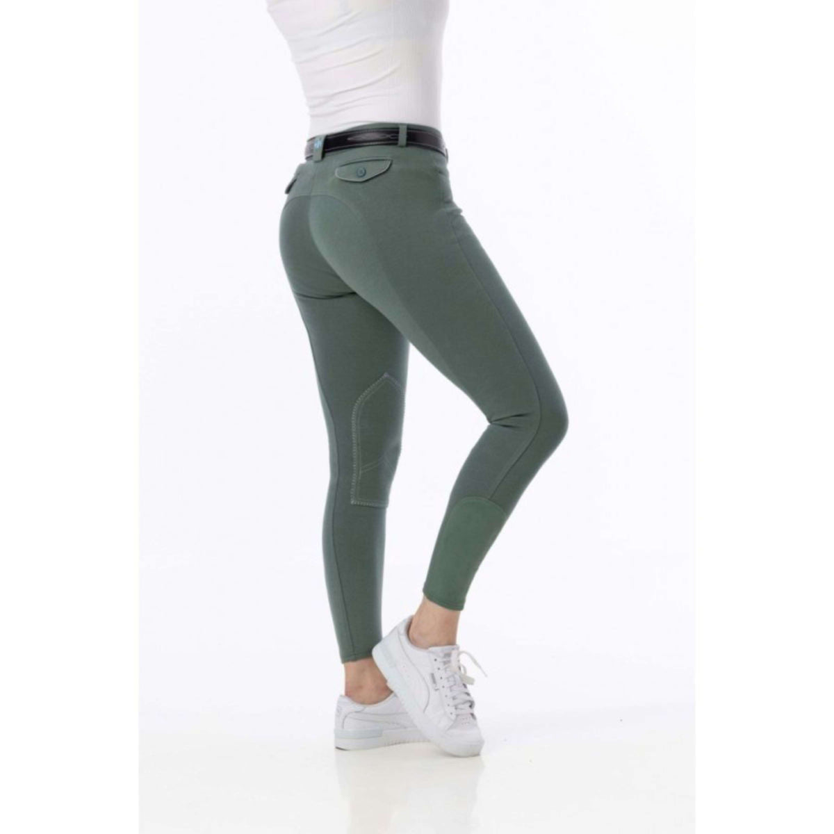 Riding World Pantalón de Equitación Alexandrie Mujer Verde