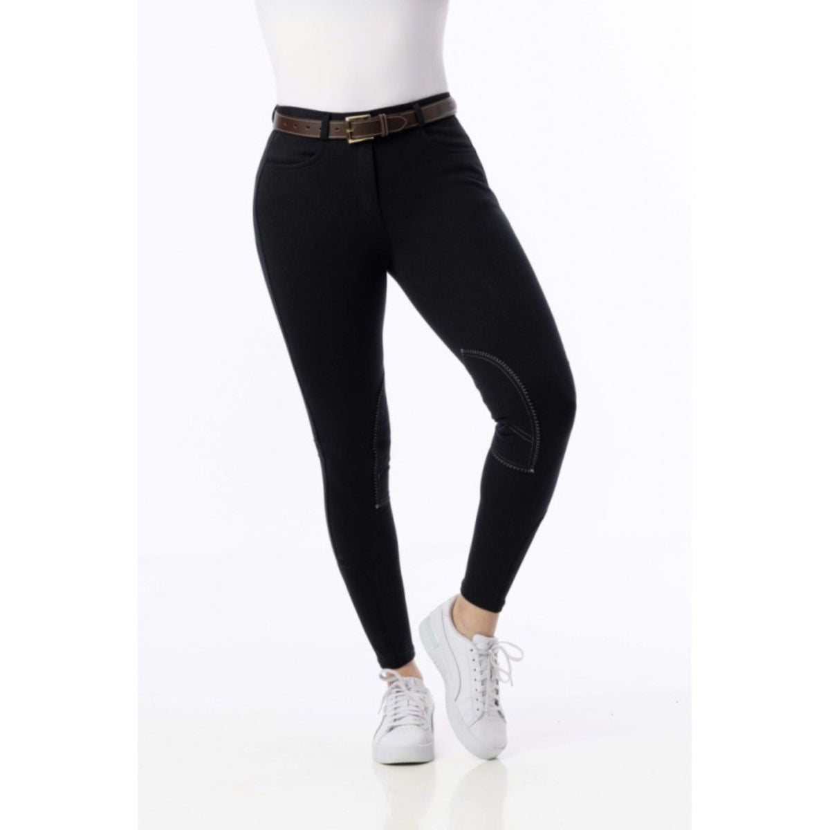 Riding World Pantalón de Equitación Alexandrie Mujer Negro