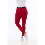 Riding World Pantalón de Equitación Alexandrie Mujer Rojo