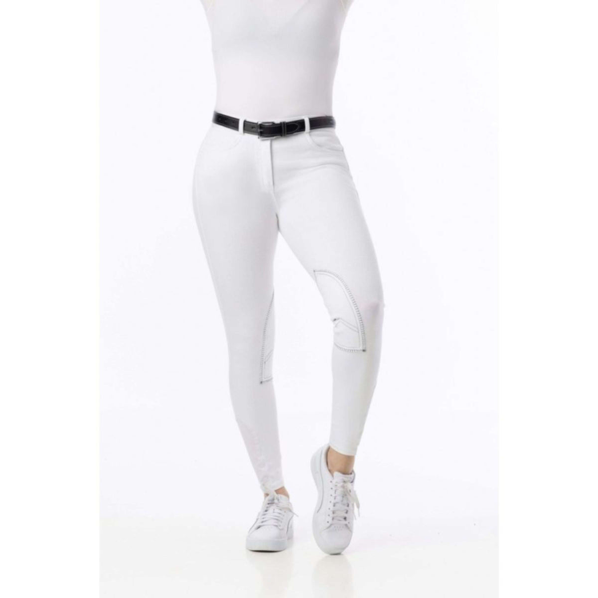 Riding World Pantalón de Equitación Alexandrie Mujer Blanco
