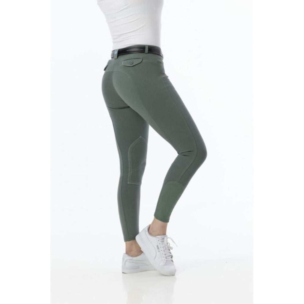 Riding World Pantalón de Equitación Alexandrie Niños Verde