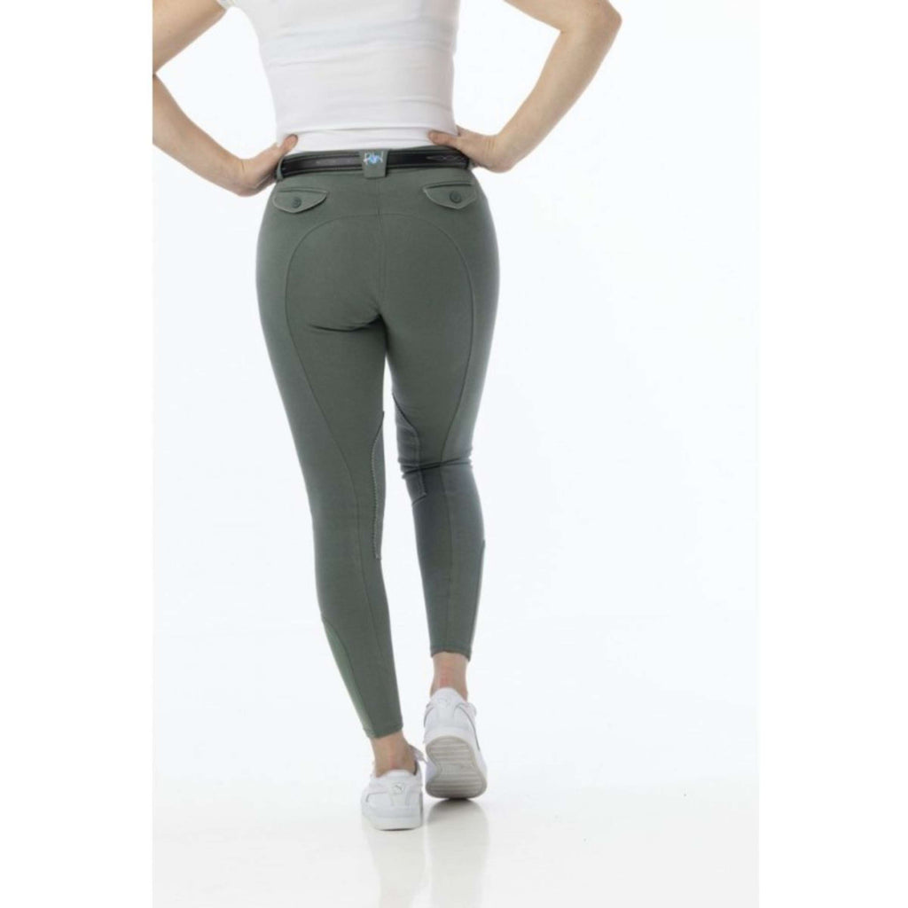 Riding World Pantalón de Equitación Alexandrie Niños Verde