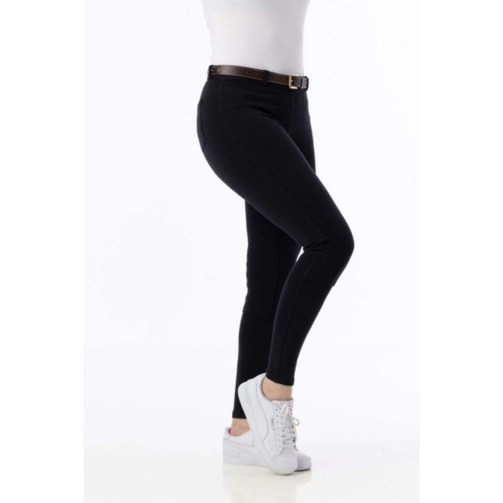 Riding World Pantalón de Equitación Memphis Mujer Negro