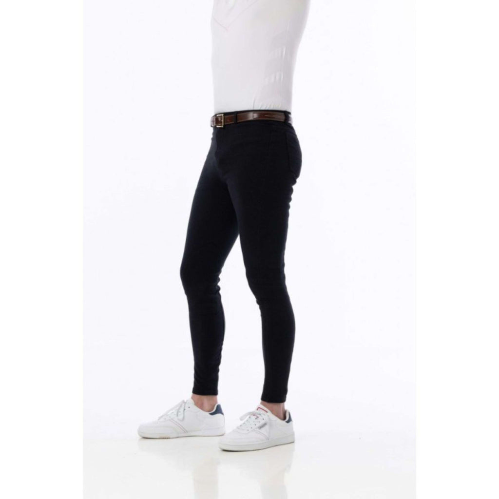 Riding World Pantalón de Equitación Memphis Hombres Negro