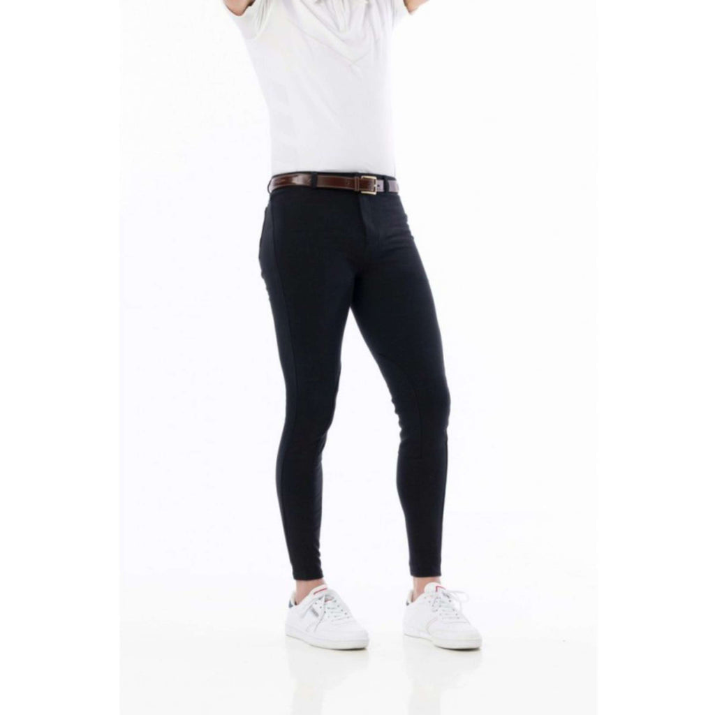 Riding World Pantalón de Equitación Memphis Hombres Negro