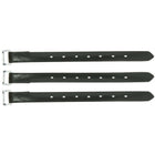 Norton Correas de cincha Rexine Evol GP Juego de 3 Negro