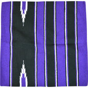 Randol's Navajo Pad Algodón Morado Negro Blanco