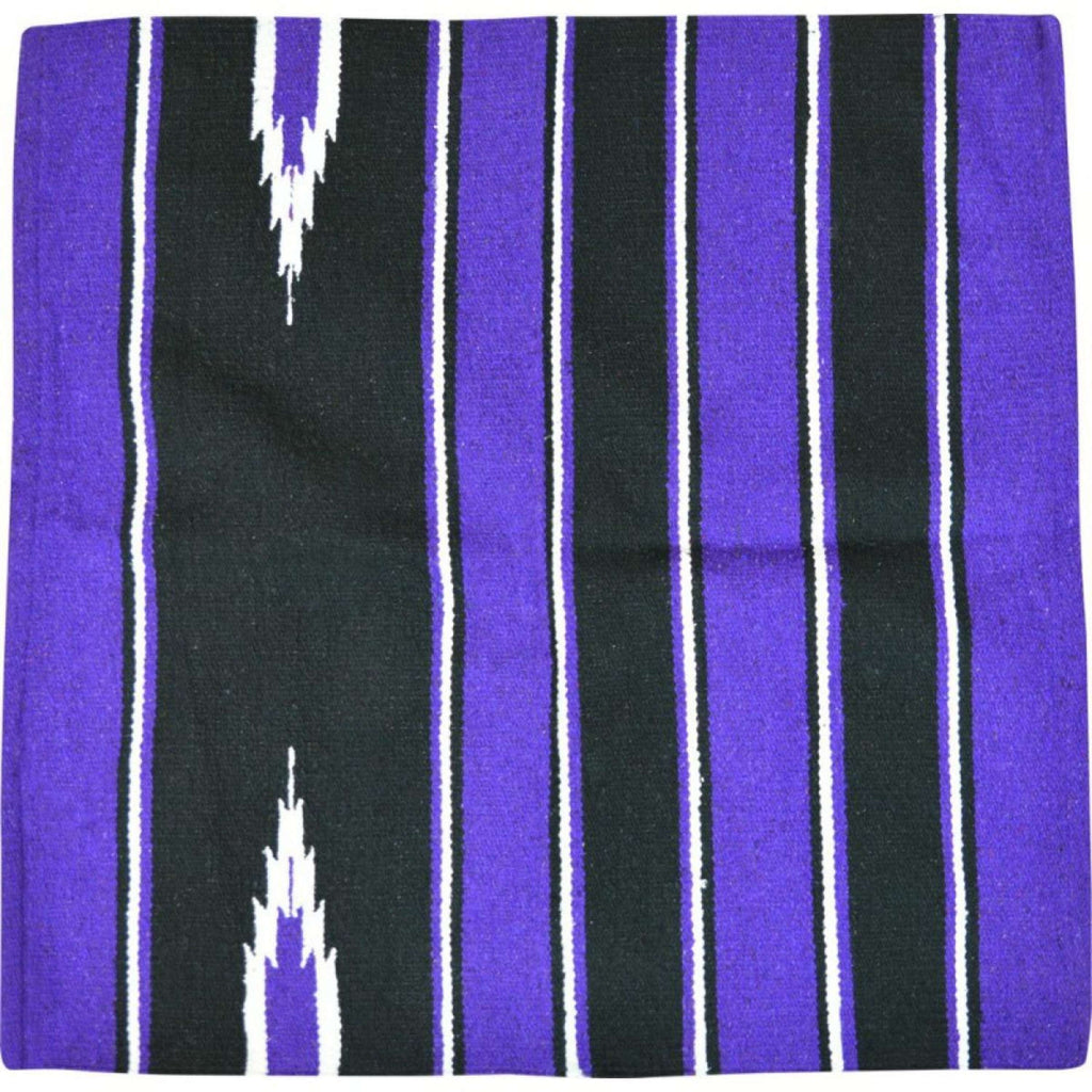 Randol's Navajo Pad Algodón Morado Negro Blanco