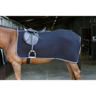 Riding World Manta de ejercicio Fleece Negro Gris