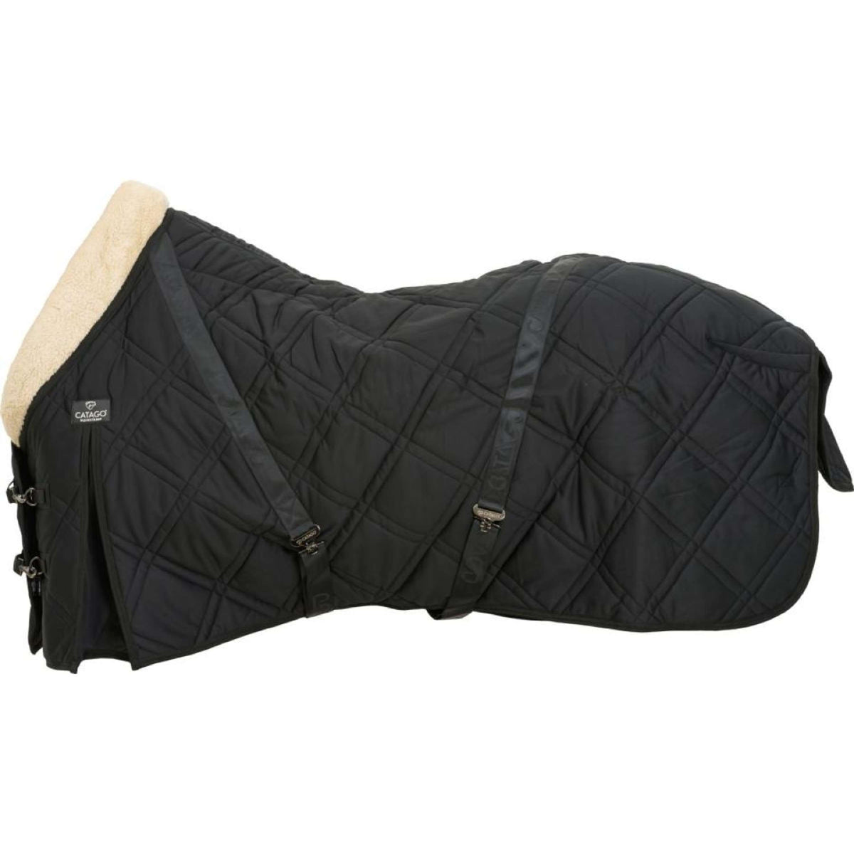 Catago Manta de Establo Fir-Tech Quilt Negro