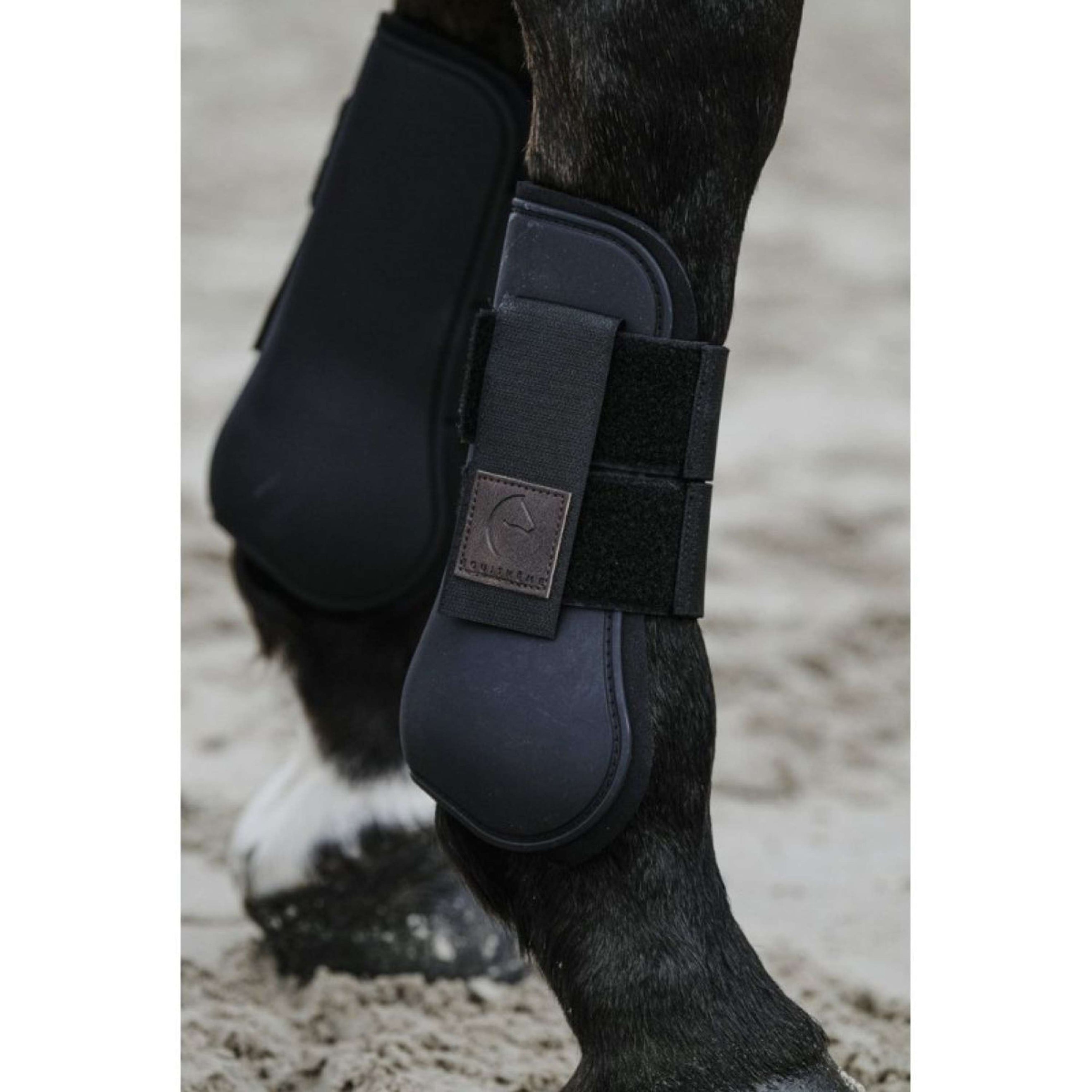 EQUITHÈME Botas para tendones Negro EQUITHÈME Botas para tendones Negro