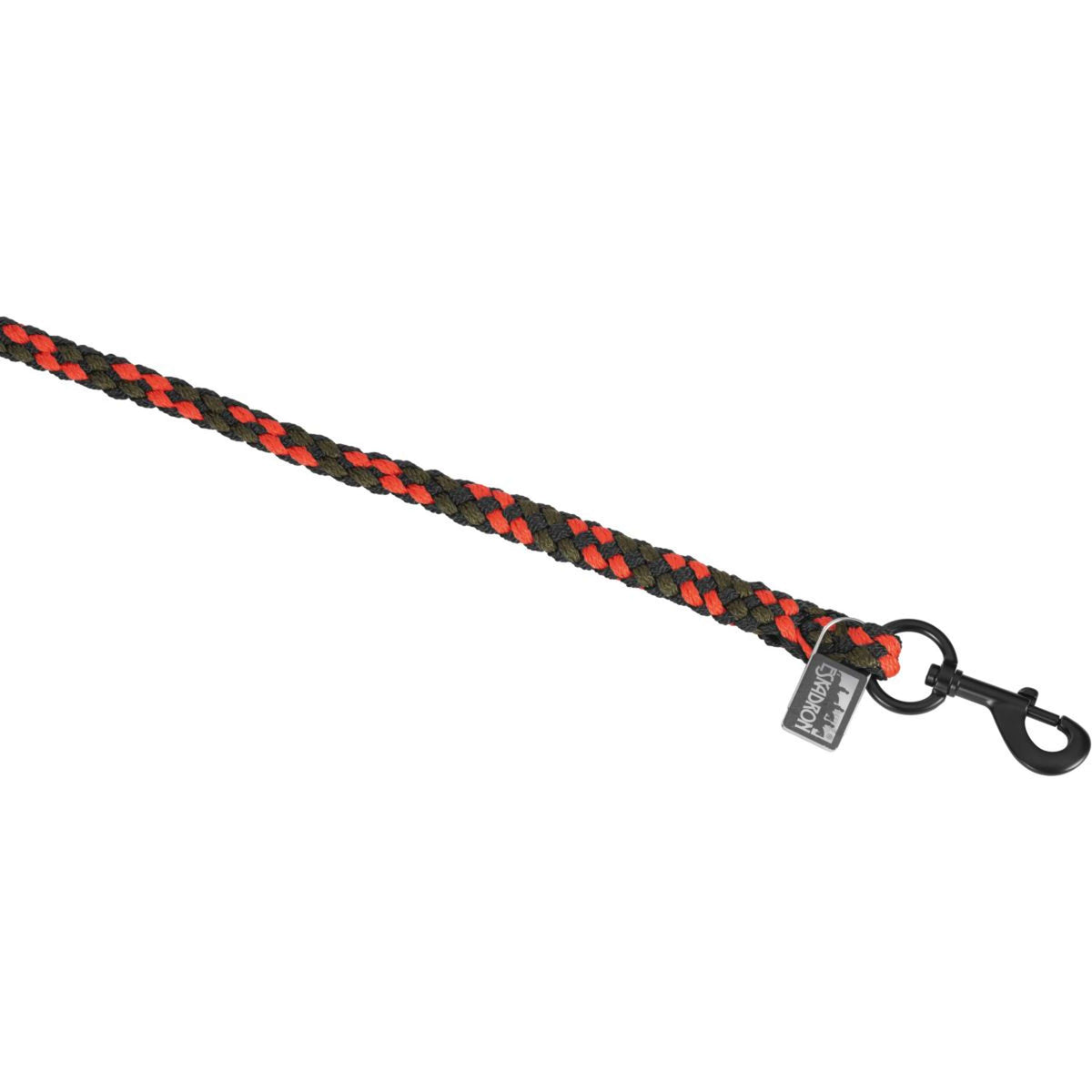 Eskadron Cuerda de Cabestro Dynamics Regular con Mosquetón Zwart/Rood/Groen