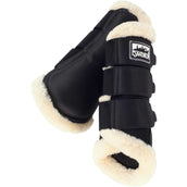 Eskadron Botas para tendones Soft Mesh Fauxfur Negro