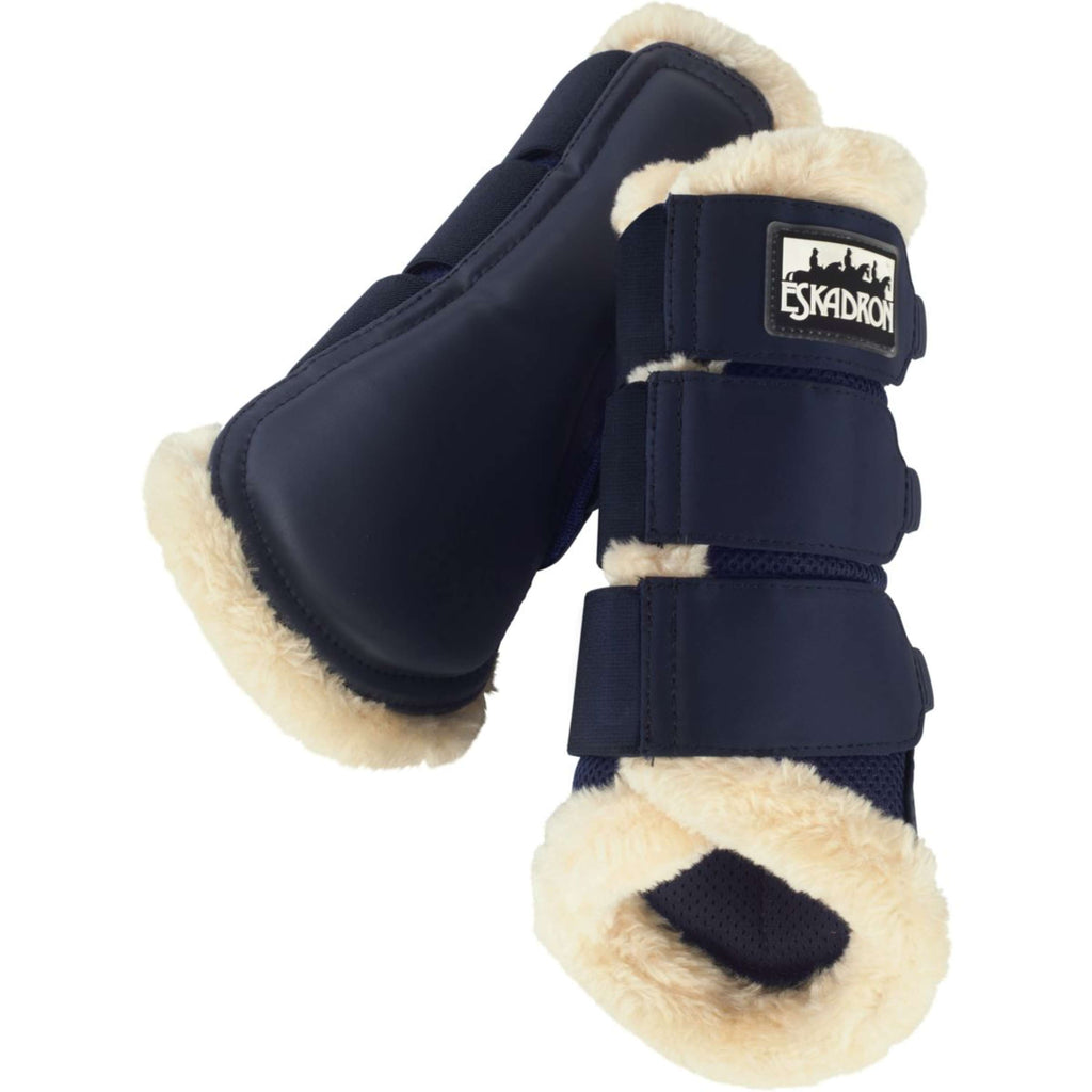 Eskadron Botas para Tendones Soft Mesh Fauxfur Nightblue