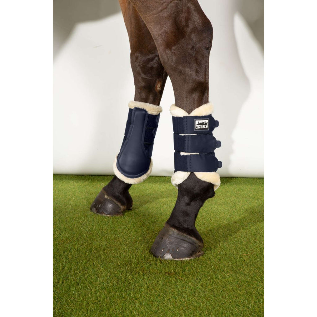 Eskadron Botas para Tendones Soft Mesh Fauxfur Nightblue