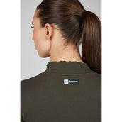 Eskadron T-Shirt Dynamics Turtleneck Rib Mangas Largas Olive
