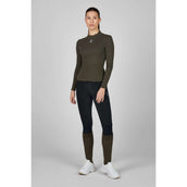 Eskadron T-Shirt Dynamics Turtleneck Rib Mangas Largas Olive